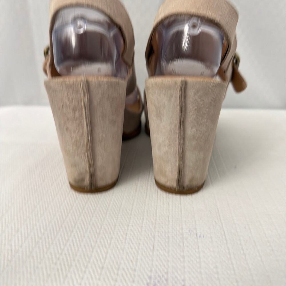 Kork Ease Sandals Womens Size 8 M San Carlos Platform Gray Suede Block Heel - Picture 4 of 16